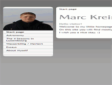 Tablet Screenshot of kreins.net